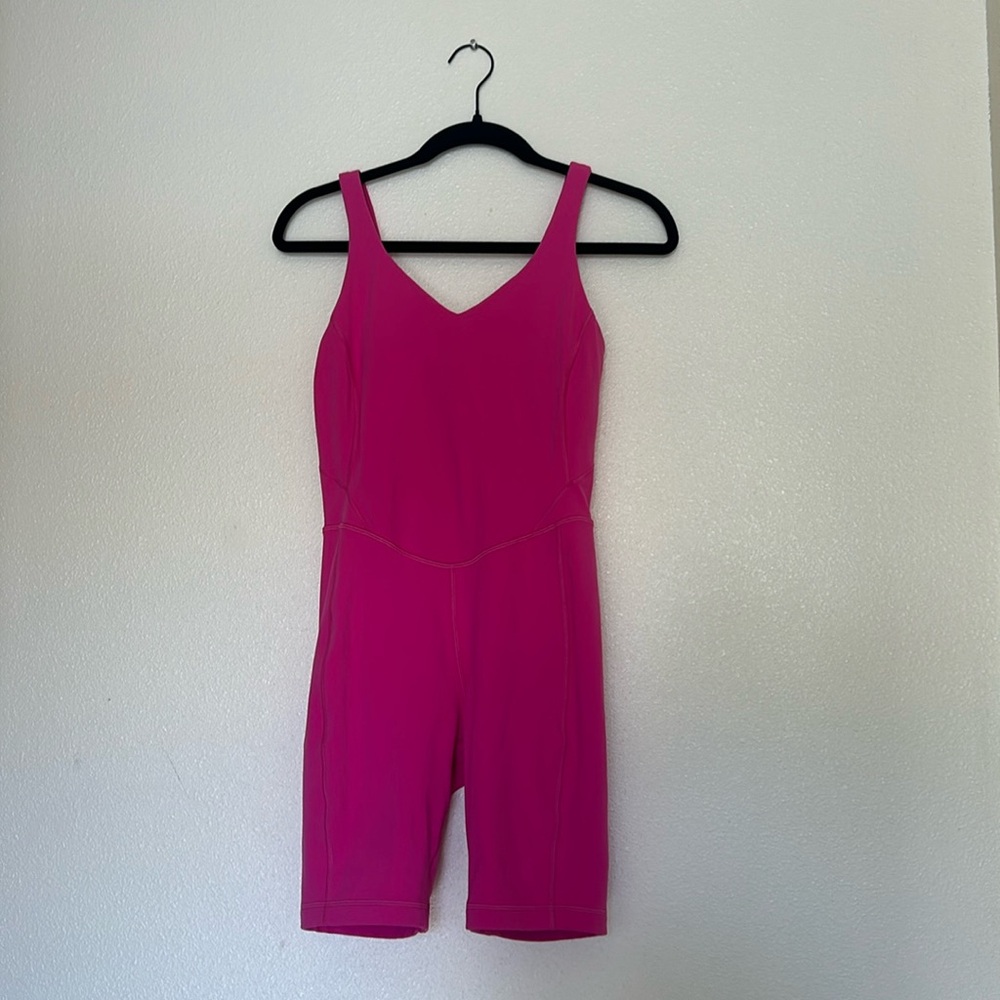 Lululemon Align Bodysuit 8” Sonic Pink